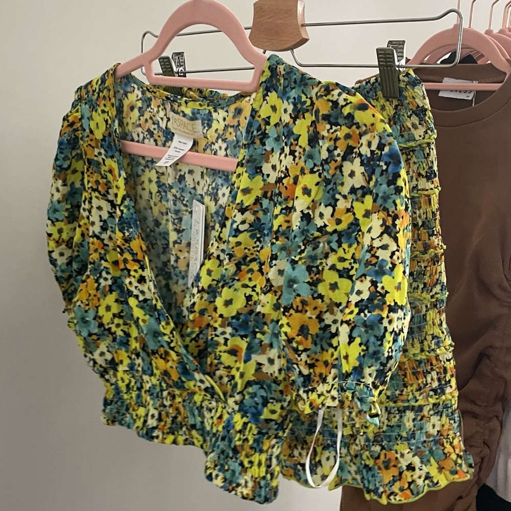 2 piece summer floral set